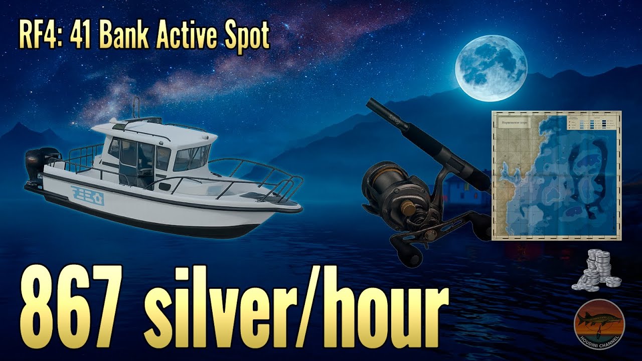 800+ SILVER/HR! 🤑 Norwegian Sea 41 Bank Guide | Russian Fishing 4 🎣
