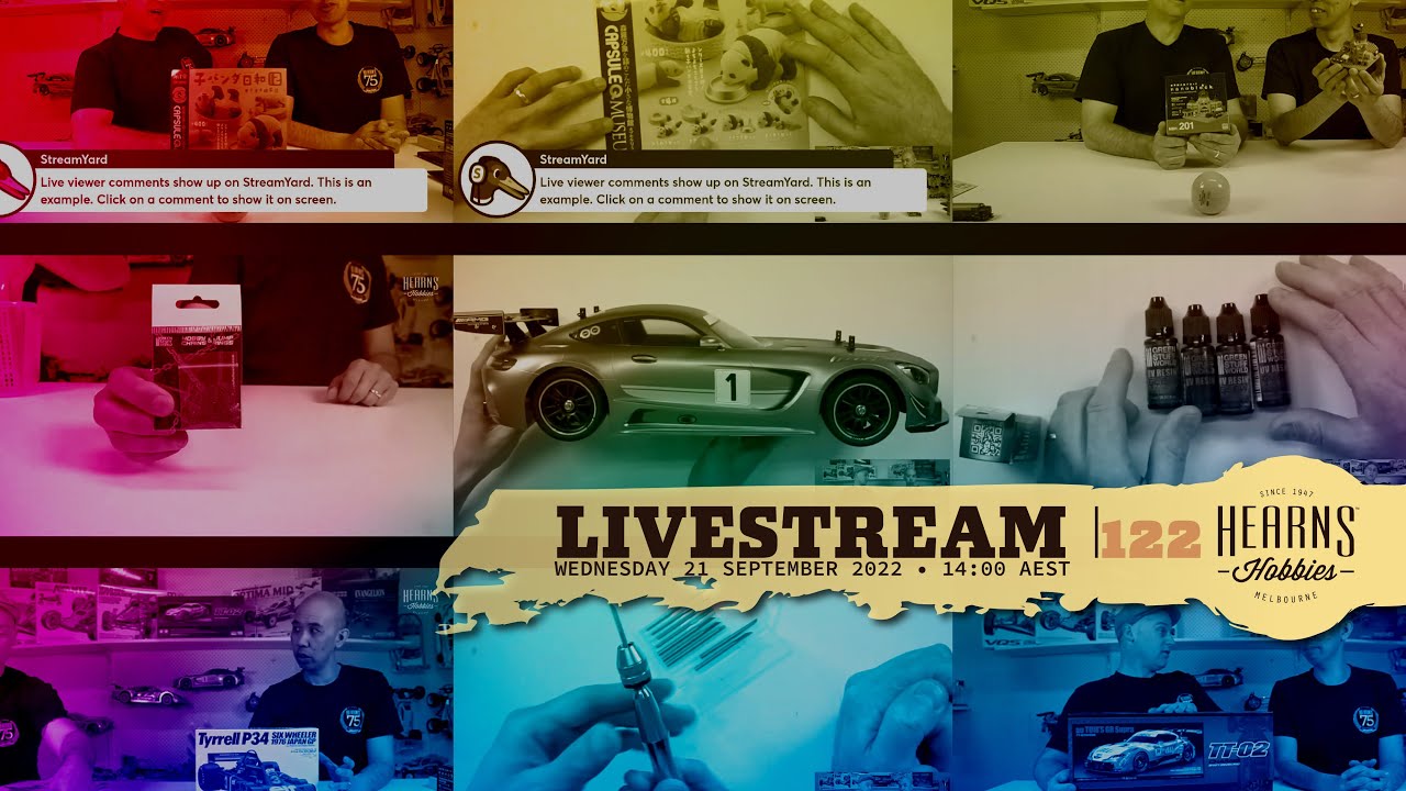 EP122 #askHearnsLive weekly hobby show.