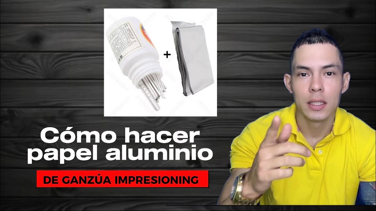 Cómo hacer papel aluminio para ganzúa Impresioning 🔑How to make aluminum foil for Impresioning pick