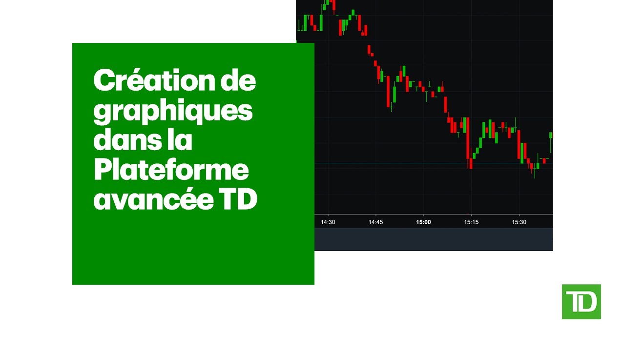 Création de graphiques dans la Plateforme avancée TD