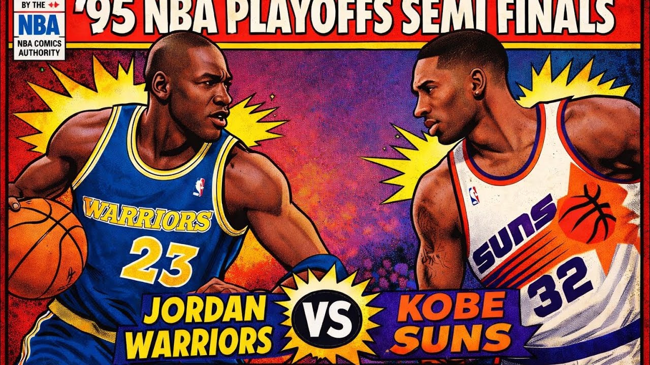 Jordan Era 1995 Playoffs Semi Finals Jordan Warriors 🏆 vs Kobe Suns 🏆