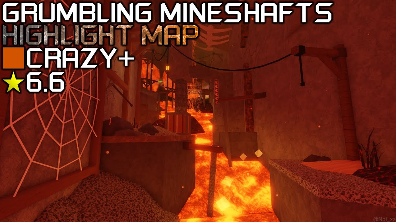 Roblox: Flood Escape 2 - Grumbling Mineshafts [Highlight Map] (Mid-High Crazy+)