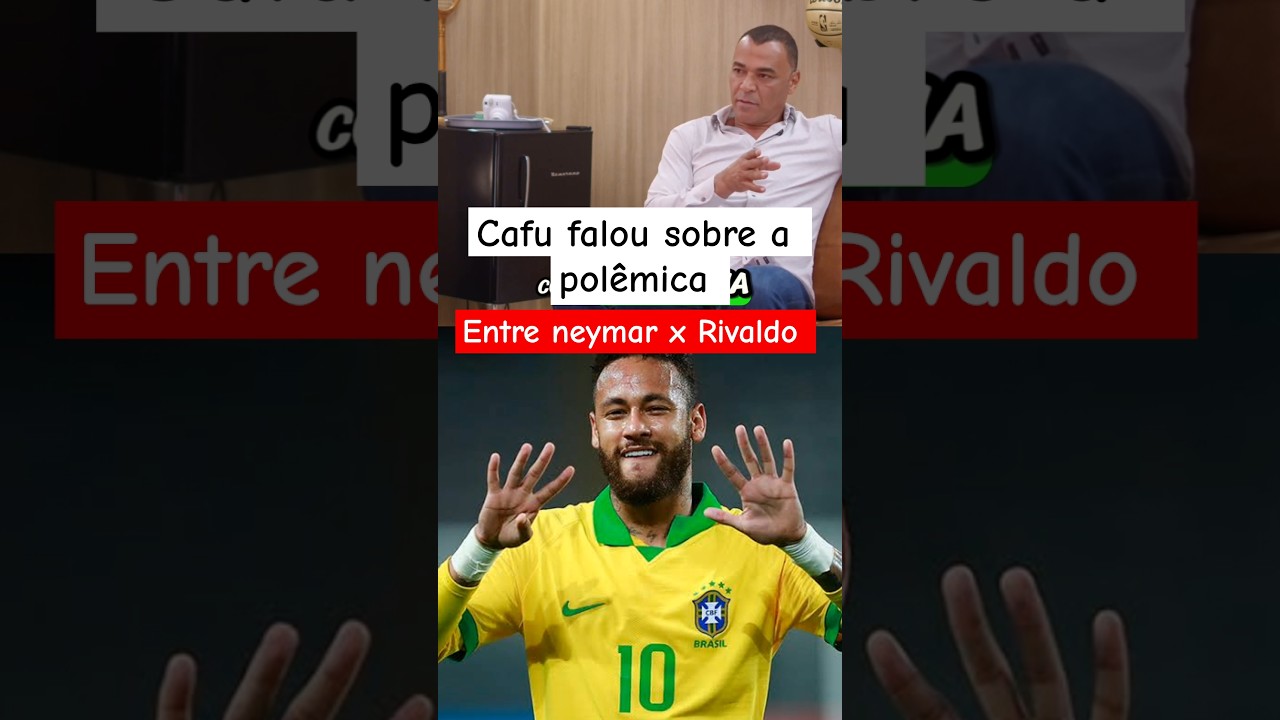 cafu fala de pol&ecirc;mica sobre Neymar #futebol #selecaobrasileira #neymar  #Rivaldo