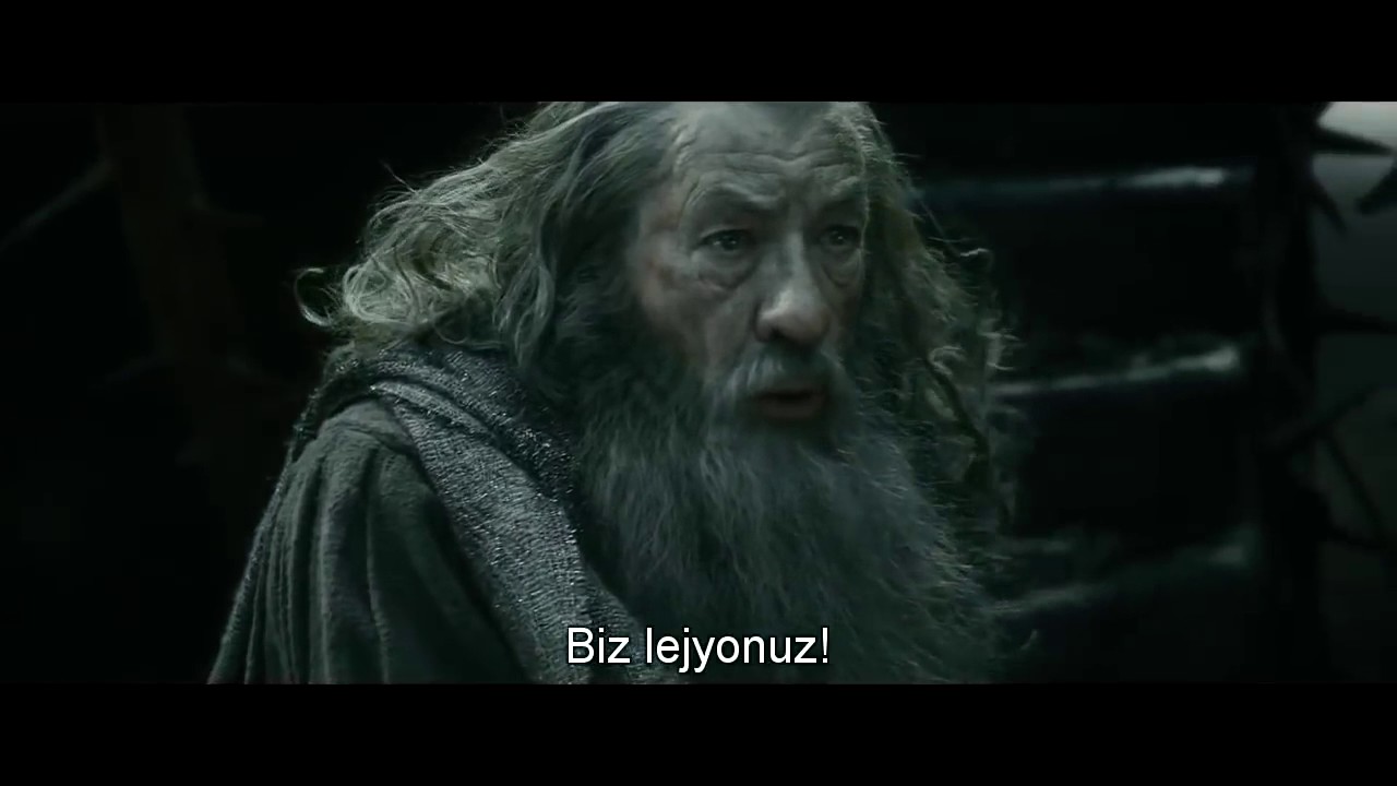 The Hobbit 2  Gandalf vs Azog  Sauron in Dol Guldur Desolation of Smaug 1080p HD Turkish Subtitle