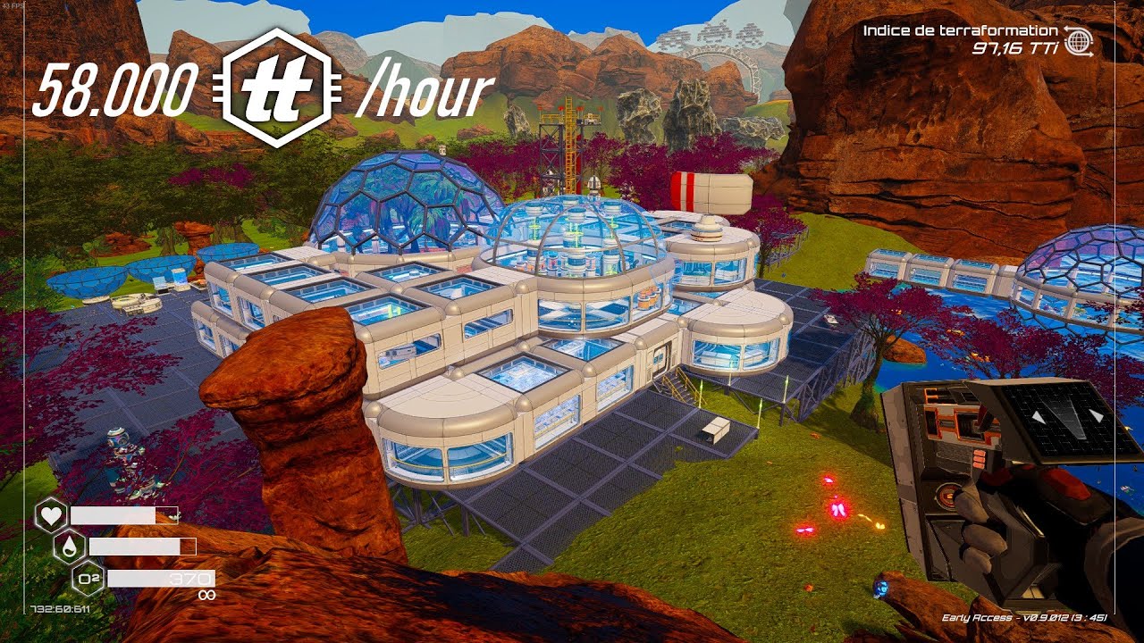 Planet Crafter 58.000 Terra Token / hour base tour