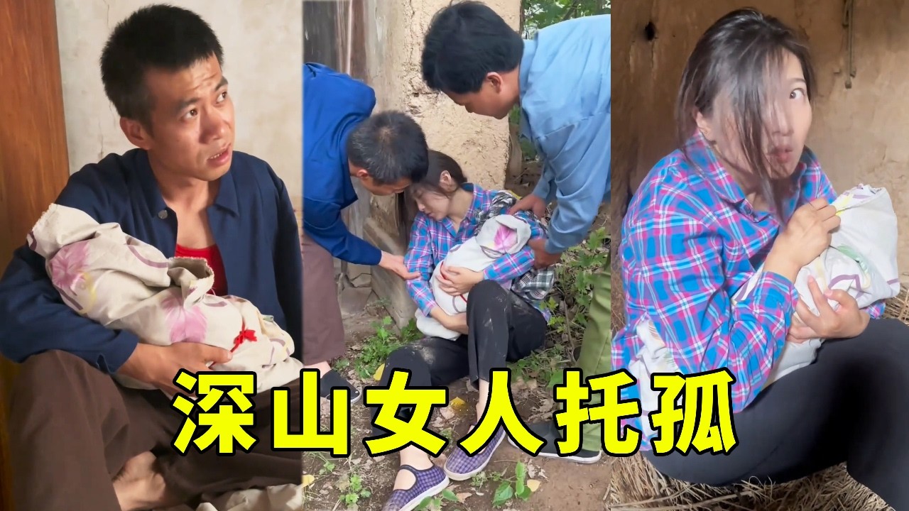 可怜女人抱着孩子逃出狼窟，将女儿留给善良村民，他决定抚养孩子长大！【西府故事】