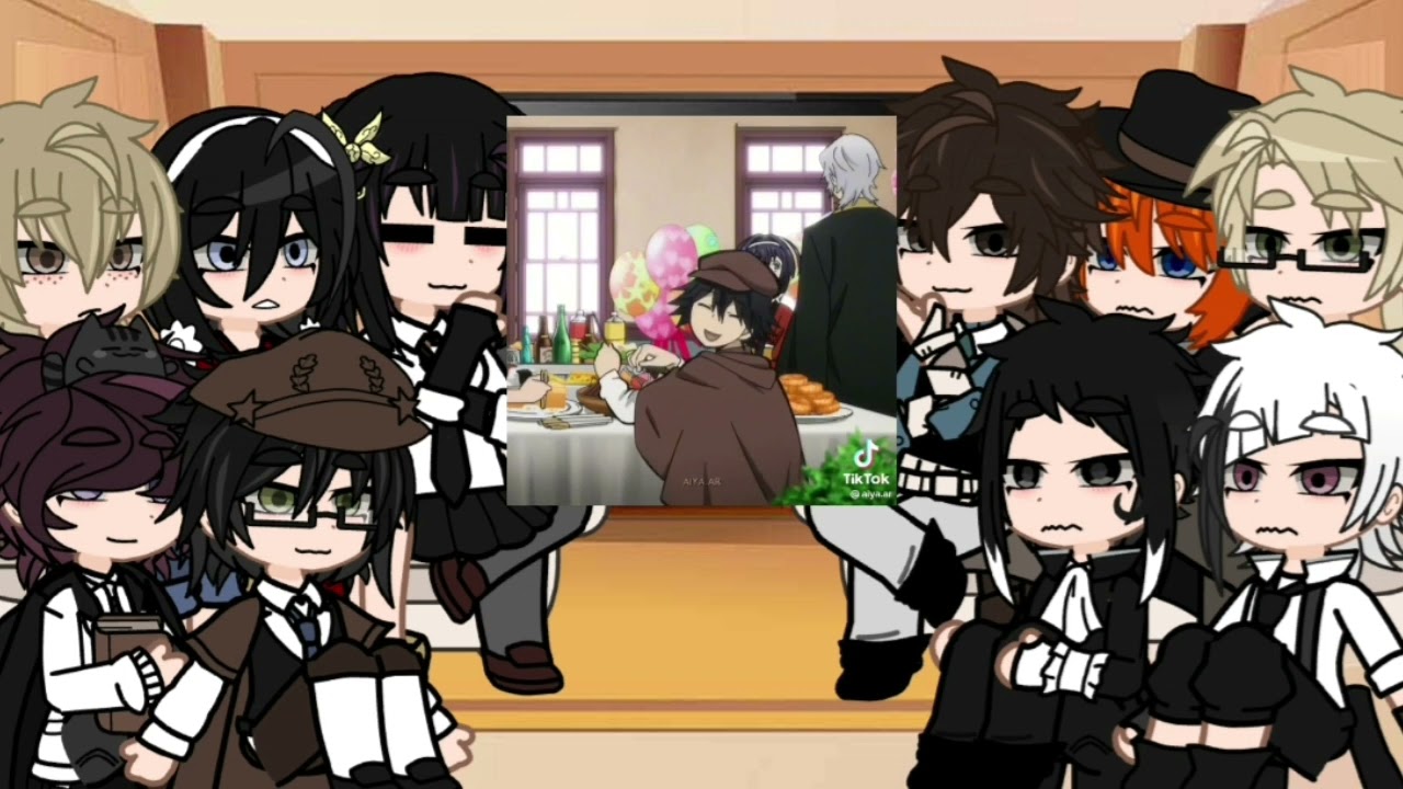 ☆Bsd react!!☆ ||contains ranpo x poe,dazai x chuuya, atsushi x atugawa||