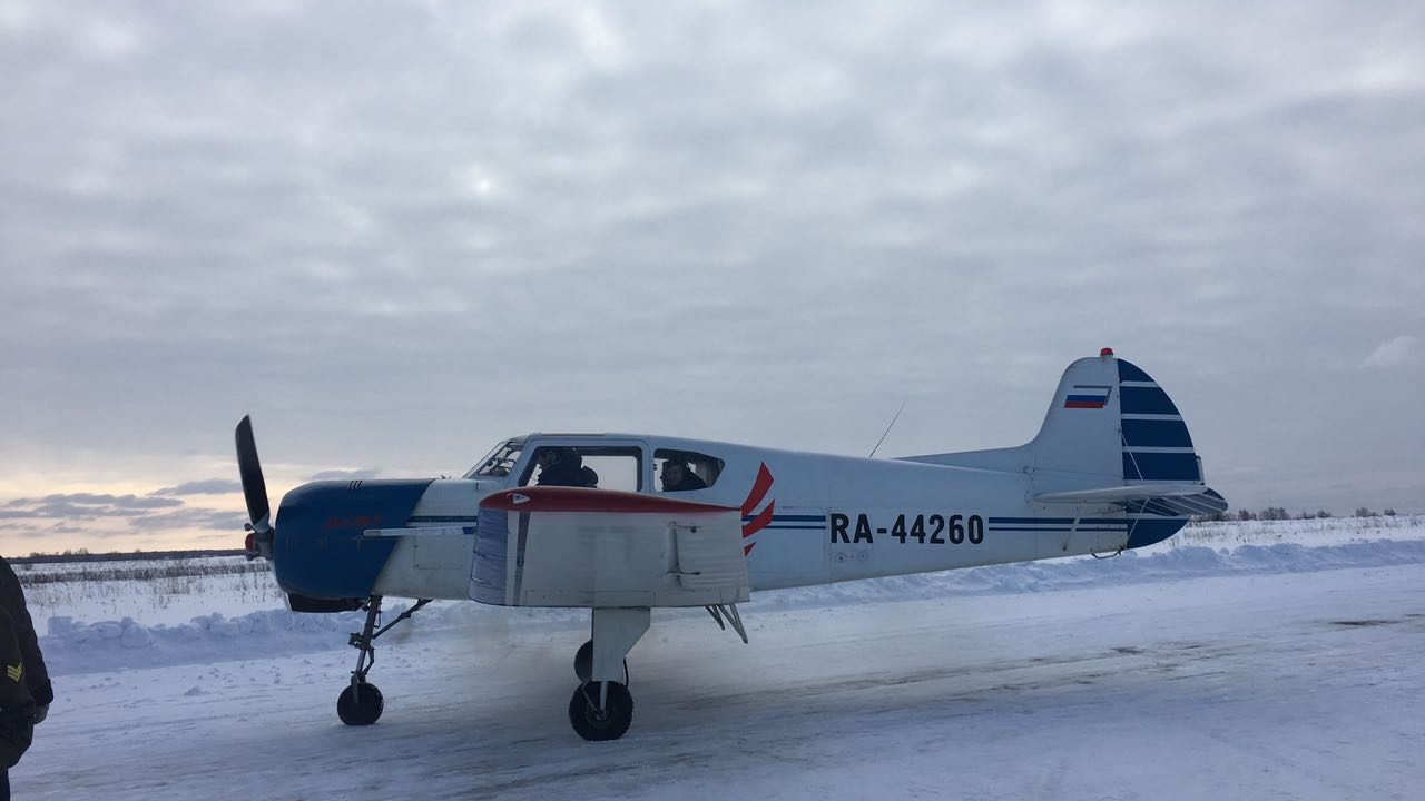 Полет на Як-18т