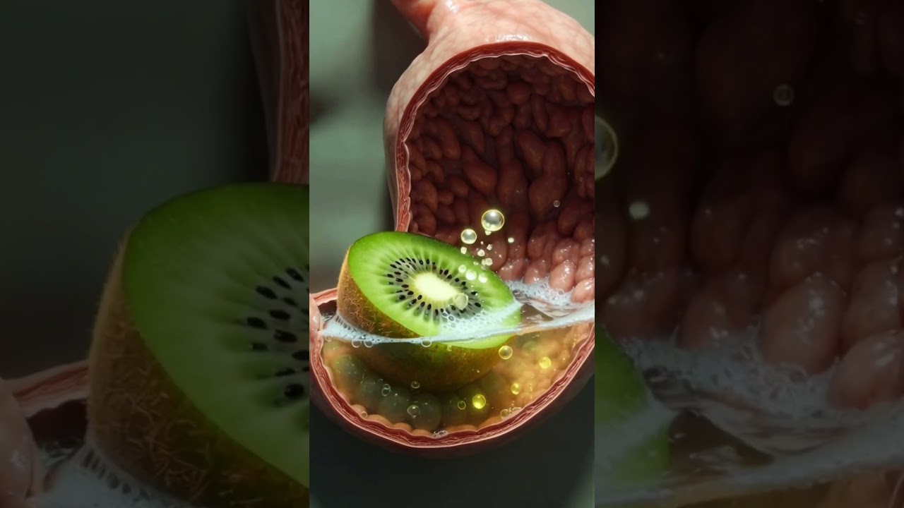 What Happens Inside Your Body When You Eat Kiwi 🥝 | 3D Anatomy