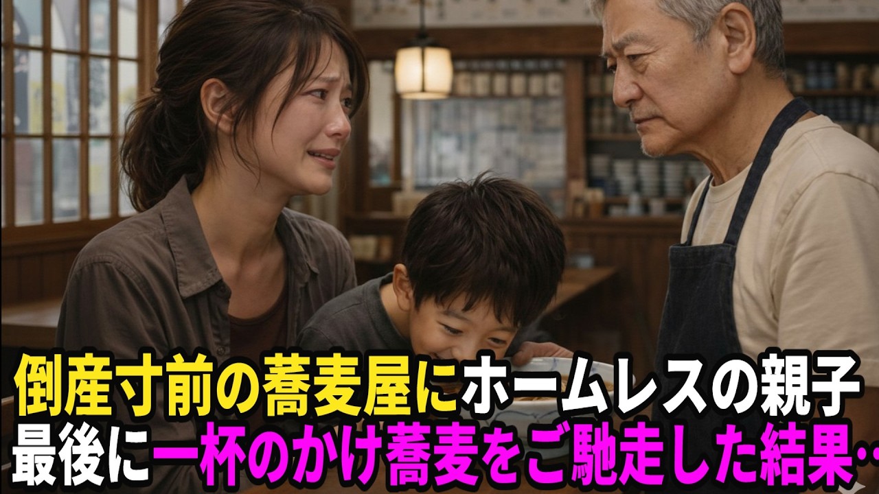 「本当に身体で払えるのかい？」震える親子を裏へ連れて行った店主。翌朝、店で見つかった親子の驚きの姿とは？