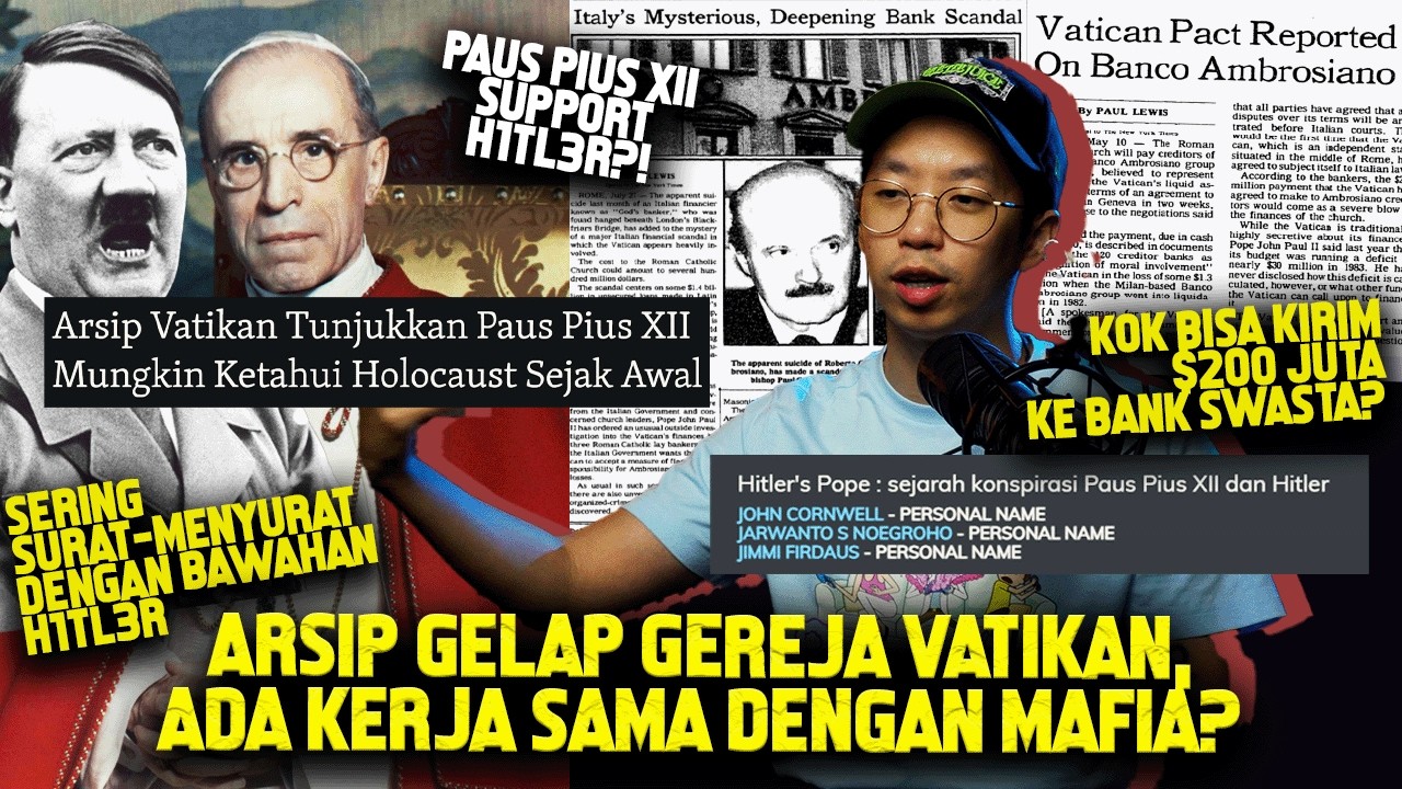 SEJARAH TERLARANG & GELAP VATIKAN DENGAN PAK ADOLF DAN M*FI4 DI ITALIA