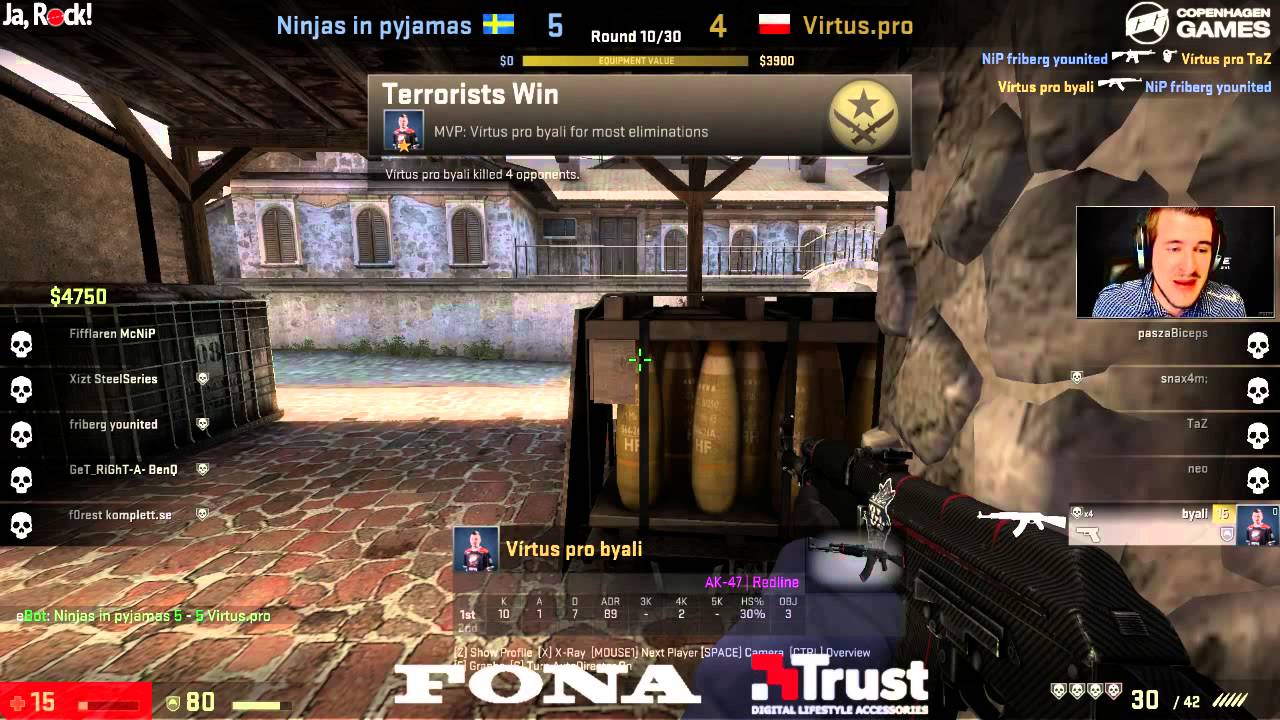 Virtus.pro vs Ninjas in Pyjamas de_inferno | CPH Games FINAŁ | komentuje izak