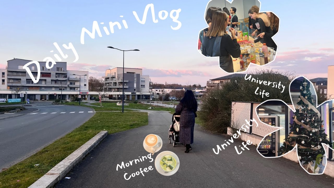 UNIVERSITY LIFE MINI VLOG!!!| A DAY IN MY LIFE AS AN INTERNATIONAL STUDENT IN FRANCE