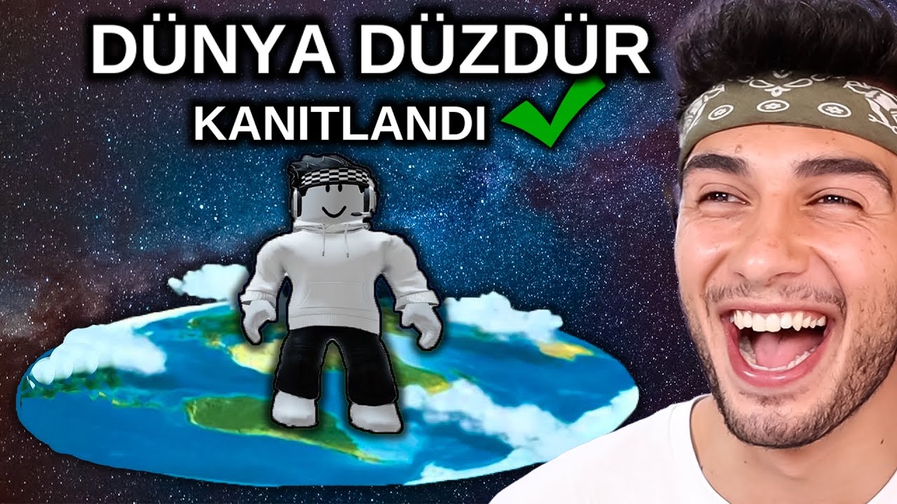 DÜNYANIN DÜZ OLDUĞUNU KANITLADIM! | Roblox