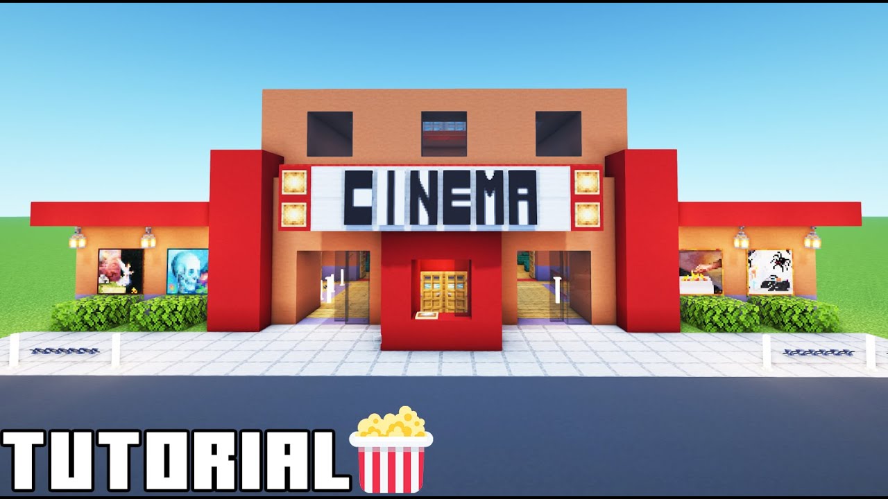 Minecraft Tutorial: How To Make A  Cinema 