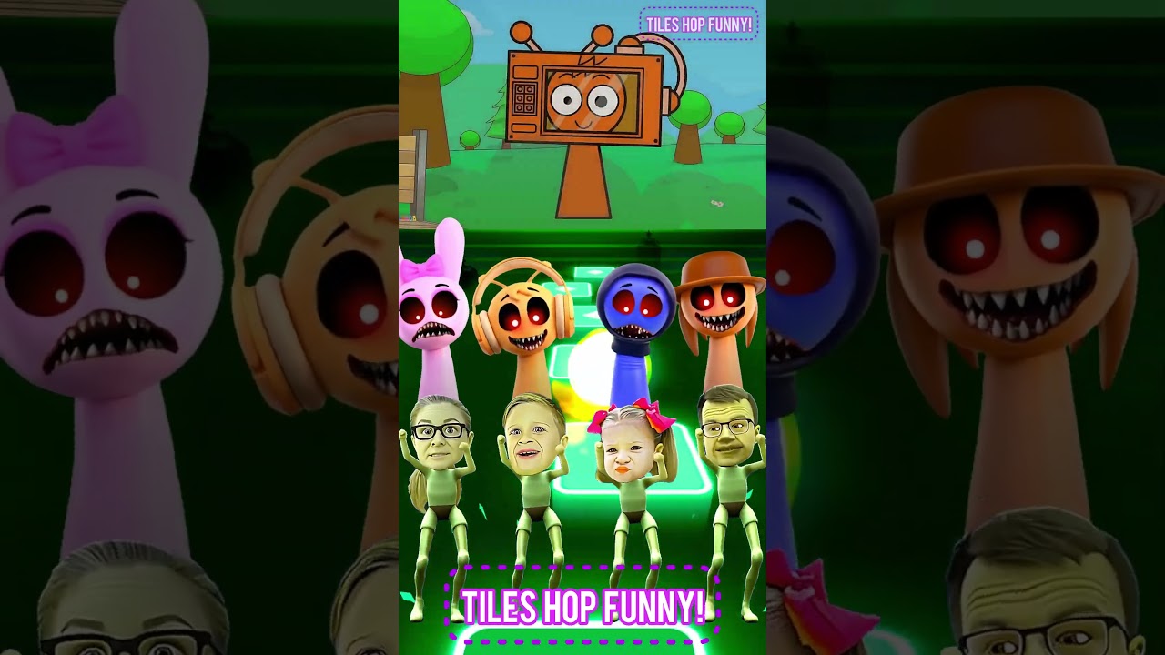 Sprunki X Coffin dance remix | Tiles Hop #shorts #youtubeshorts #shortsfeed #tileshop