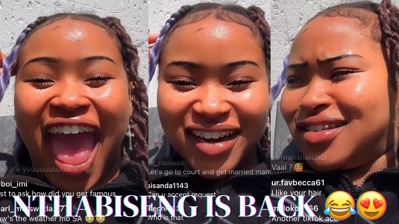 Nthabiseng is finally back after a “traumatic experience” 😍🥺
