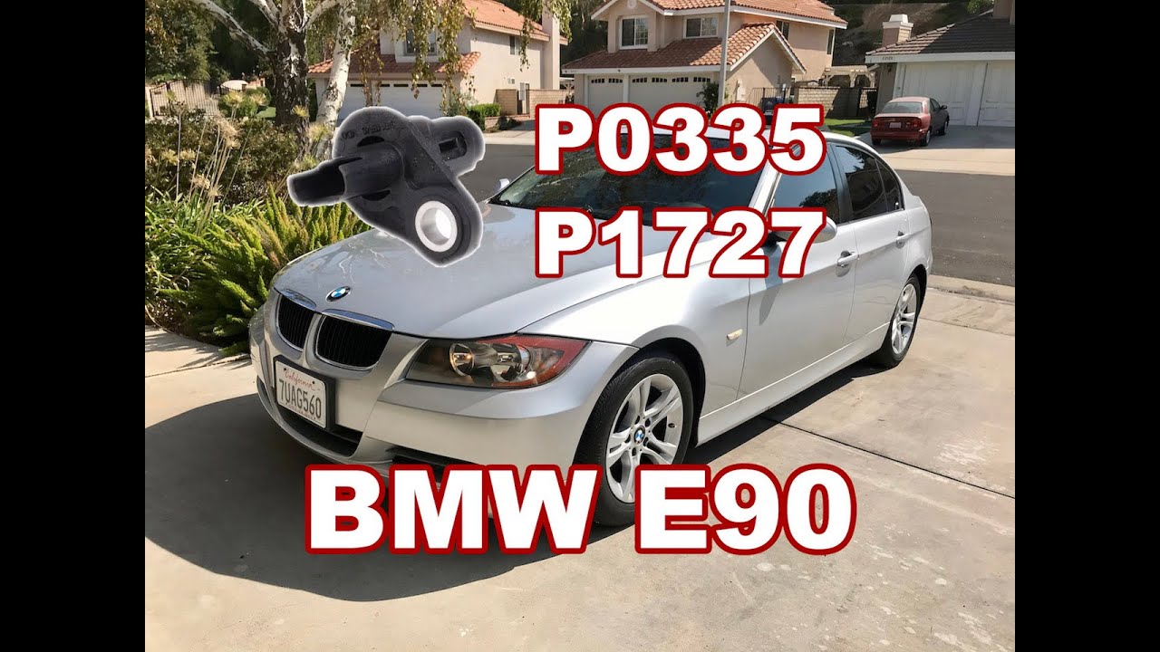 BMW E90 - замена датчика положения коленвала P0335/P1727 (DIY23)
