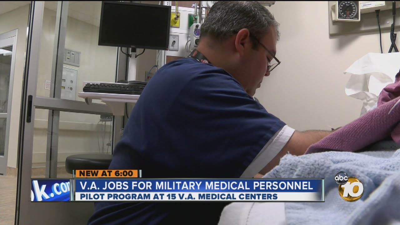 Program helps military medical personnel with jobs at local facilities