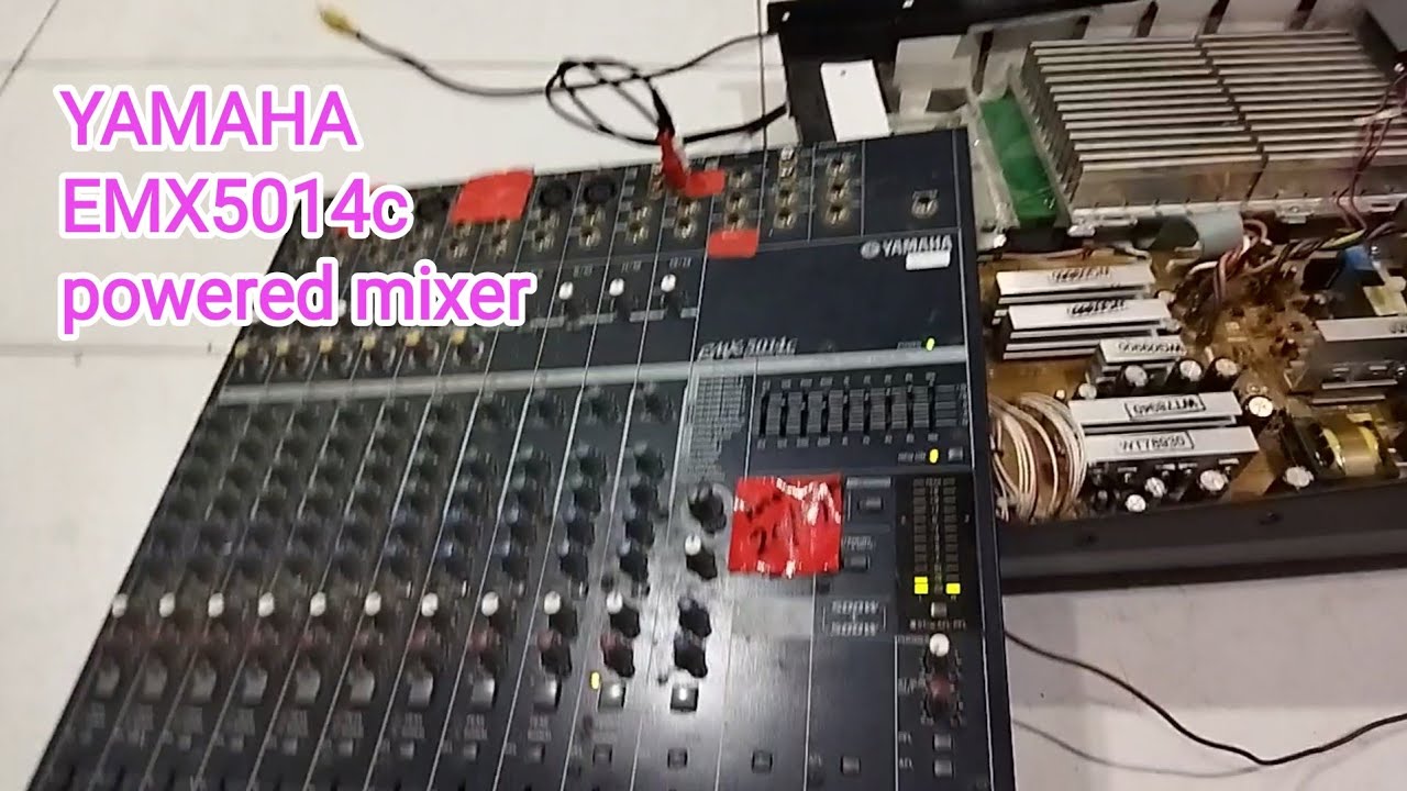YAMAHA EMX5014c power mixer repair (Part 2)