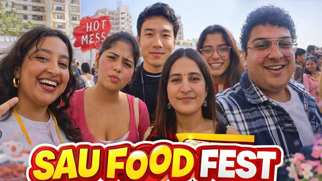 FOOD FEST || SOUTH ASIAN UNIVERSITY | Culture, Chaos & Crazy Food Moment