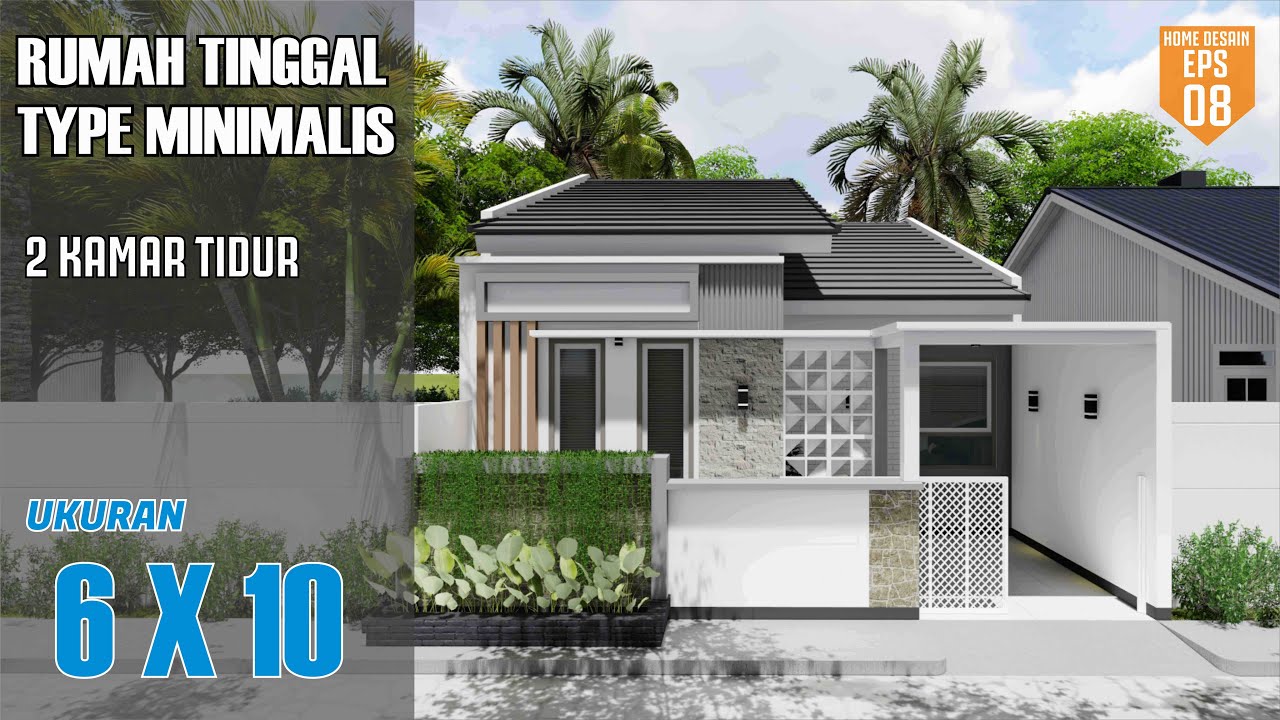 Rumah di Lahan 6 X 10 | 2 Kamar Tidur