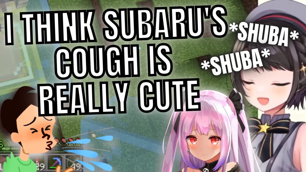 【Hololive】Rushia thinks Subaru's Cough is Really Cute【Eng Sub】【Minecraft】
