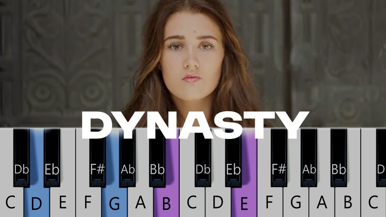MIIA - Dynasty (FULL Piano Tutorial)