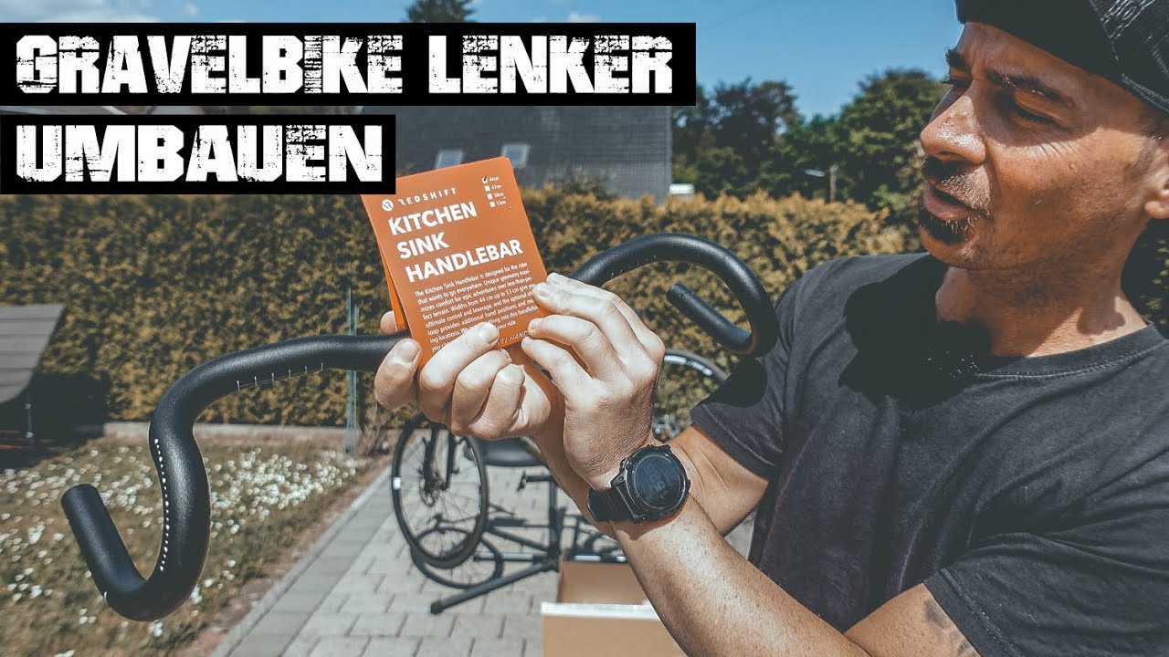 Gravel Bike Lenkerumbau - Redshift Sports Kitchen Sink Handlebar