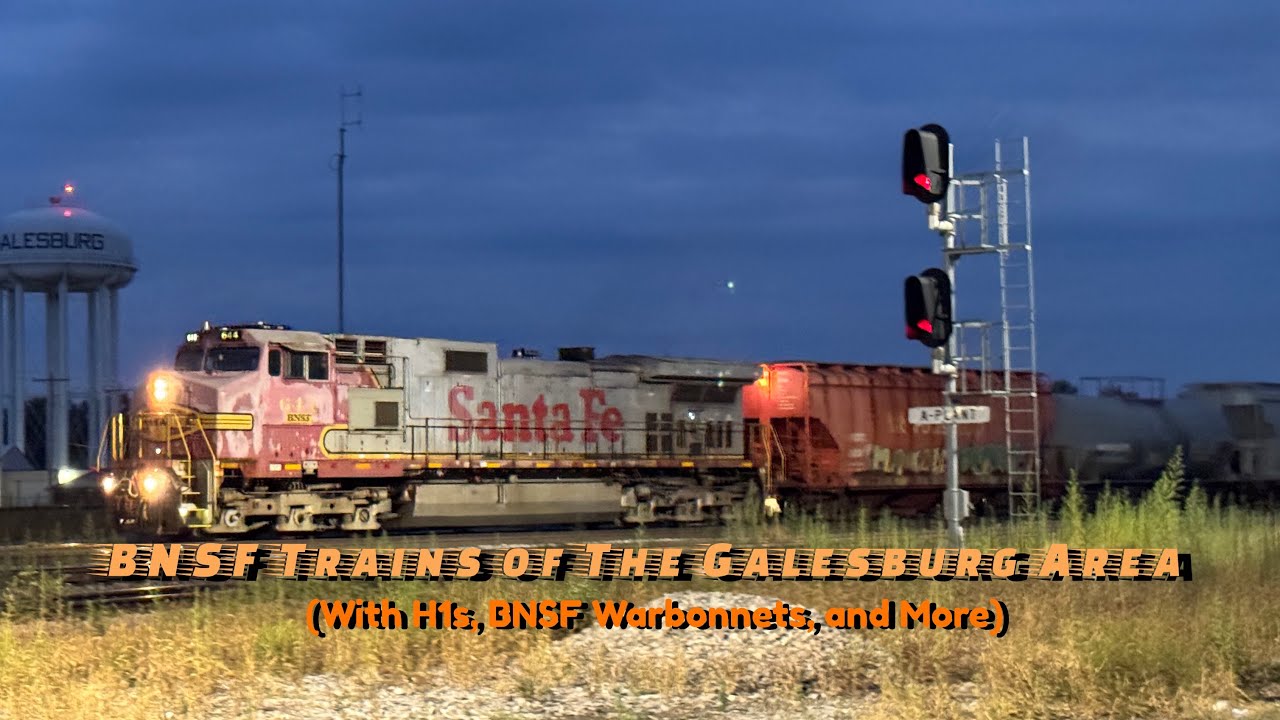 BNSF Trains of The Galesburg Area