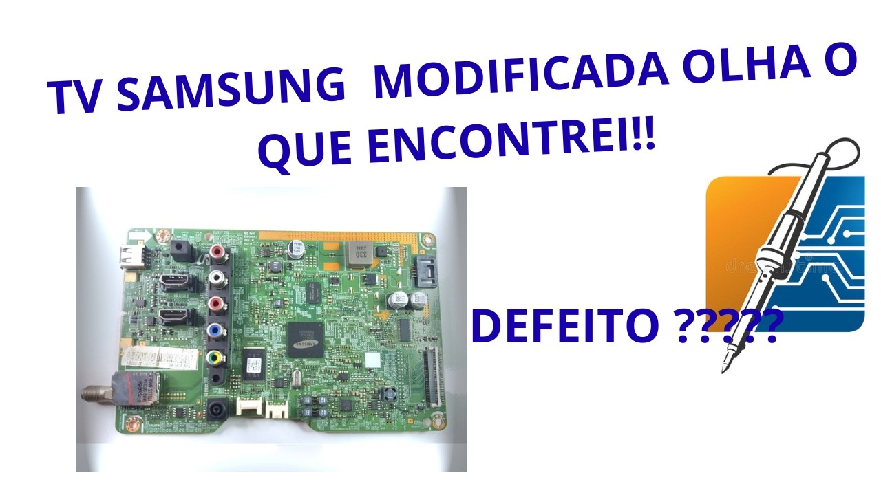 Tv modificada , retorno após 1 ano olha o defeito!!!@