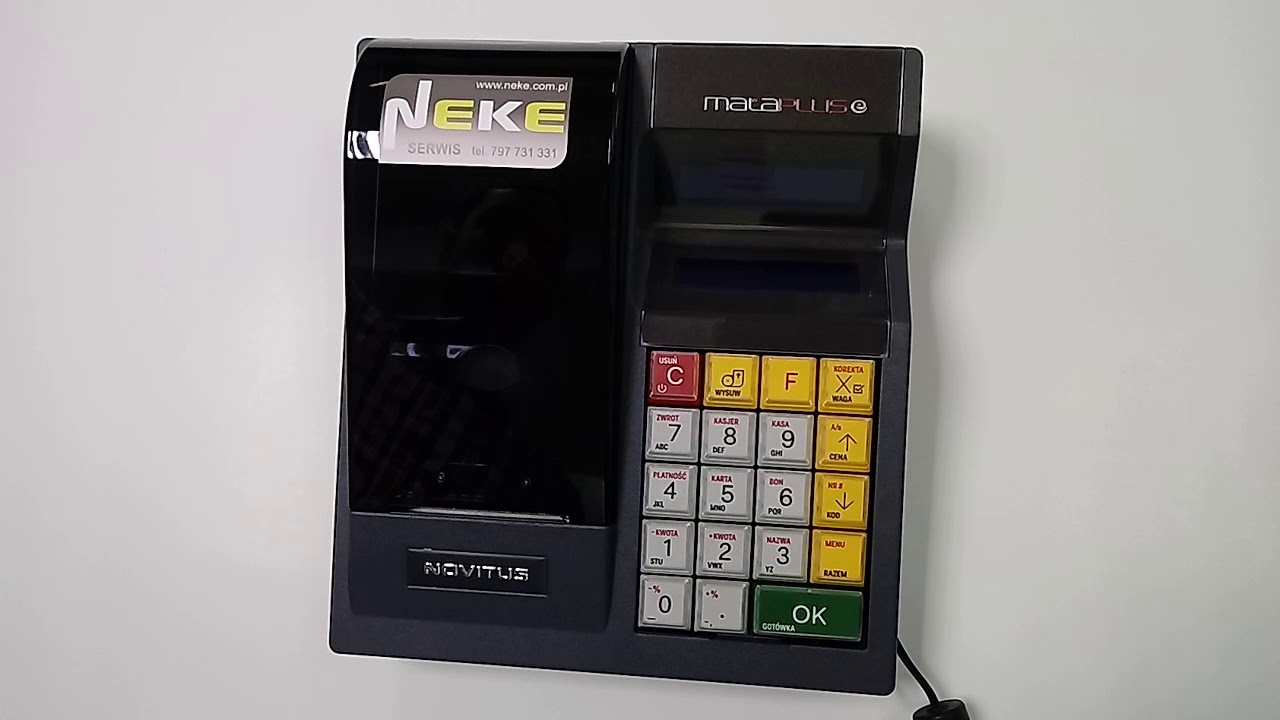 Kasa Fiskalna MAŁA PLUS E - Pierwsze uruchomienie