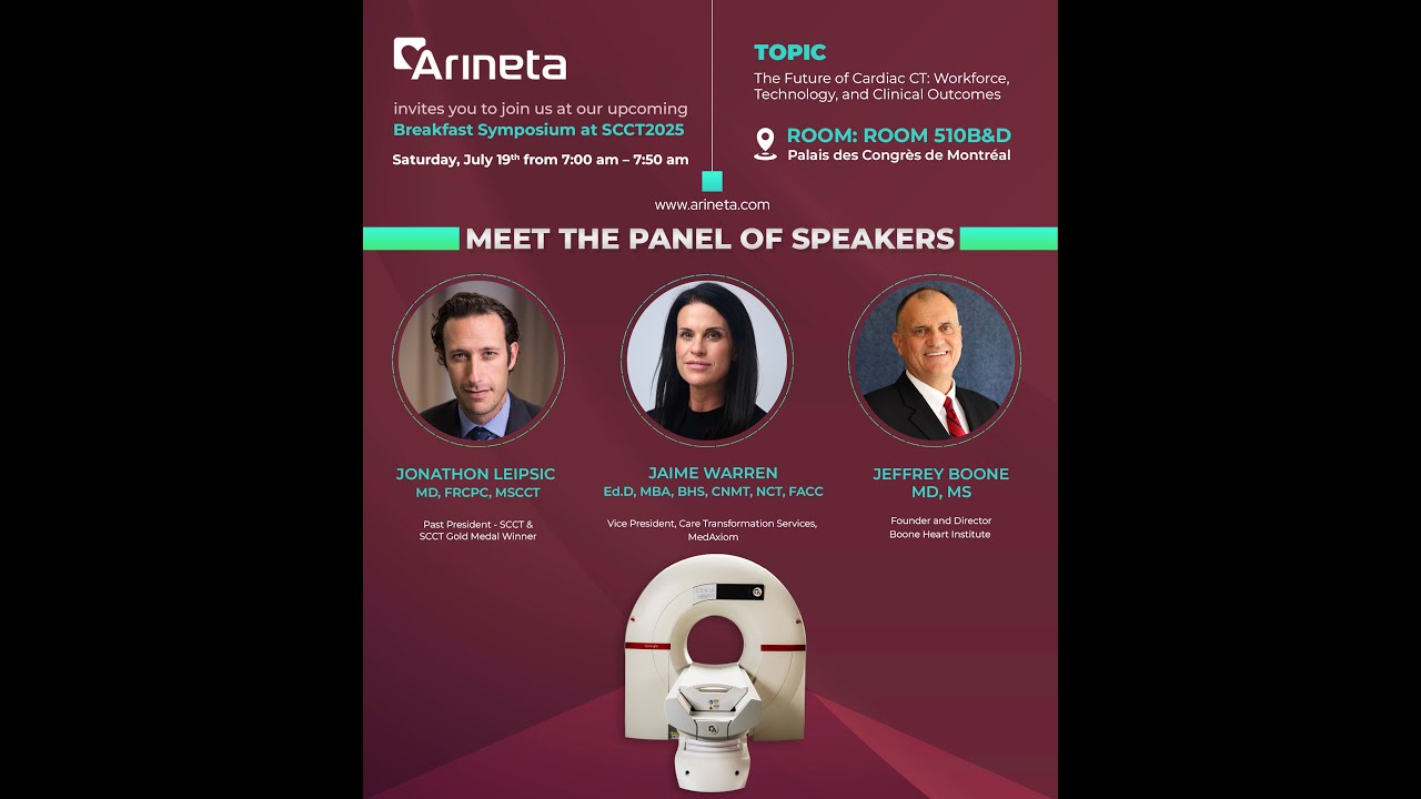 July 2025 - Arineta Sponsored Breakfast Symposium at SCCT