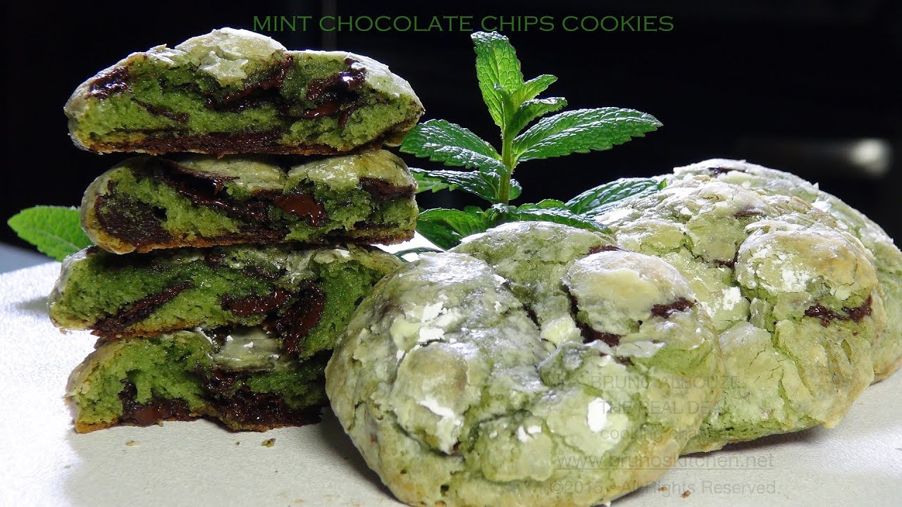 Mint Chocolate Chips Cookies – Bruno Albouze