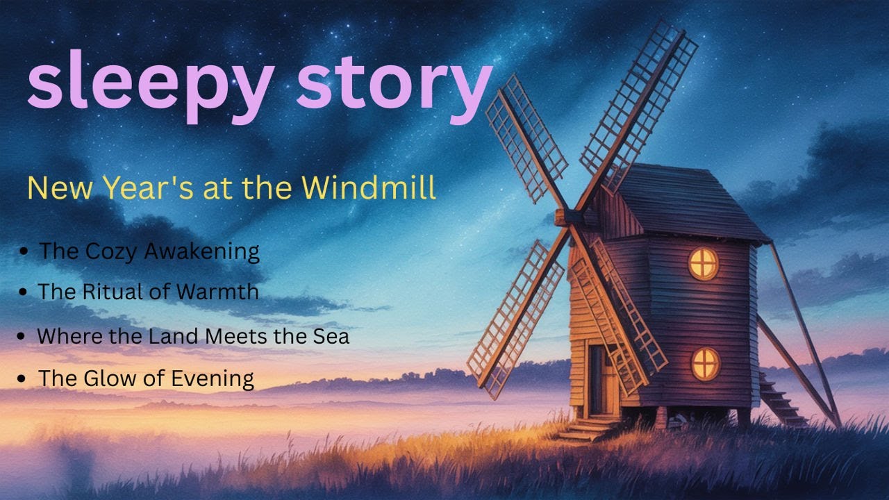 The Coziest Sleepy Story: New Year's at the Windmill । Bedtime story ।