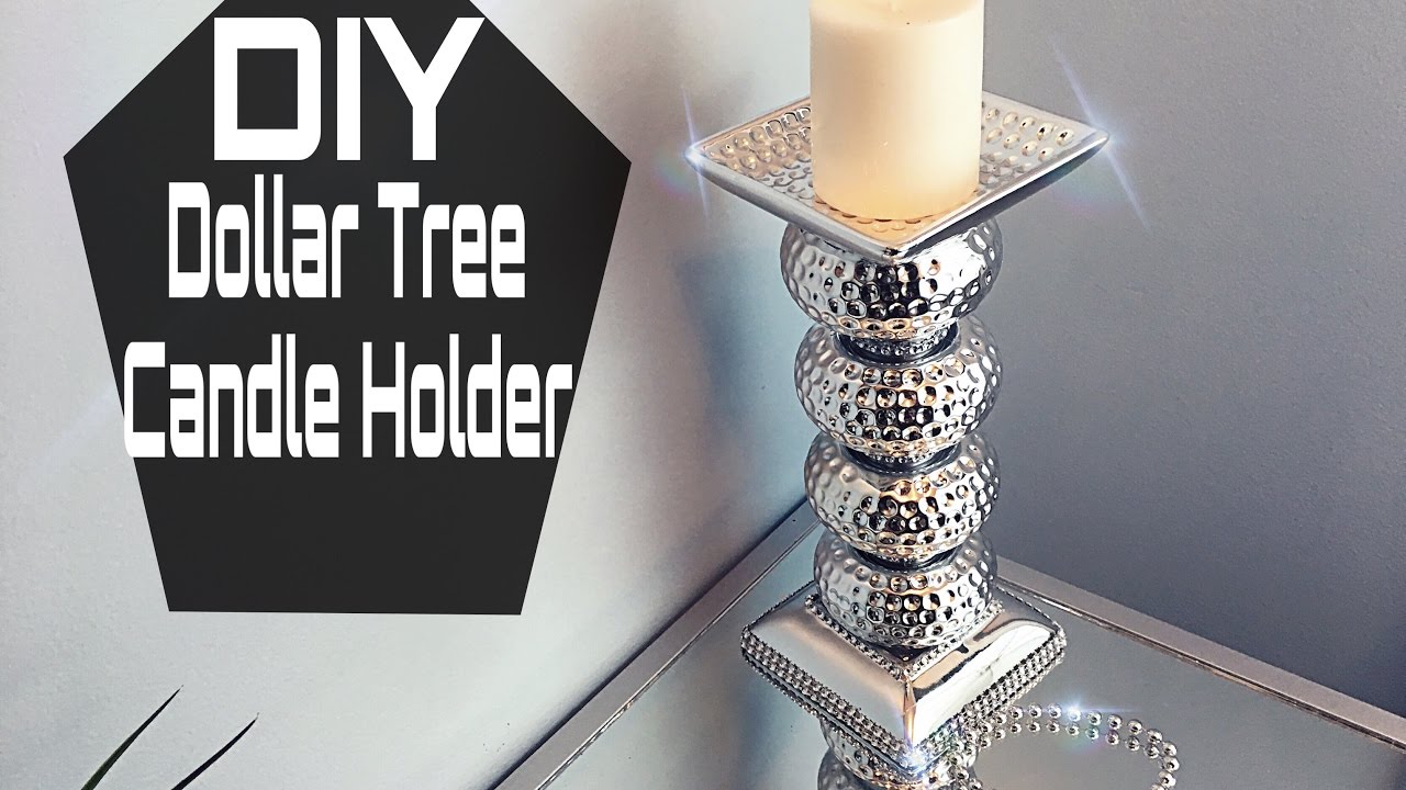 DIY | GLAM Mirrored Candle Holder