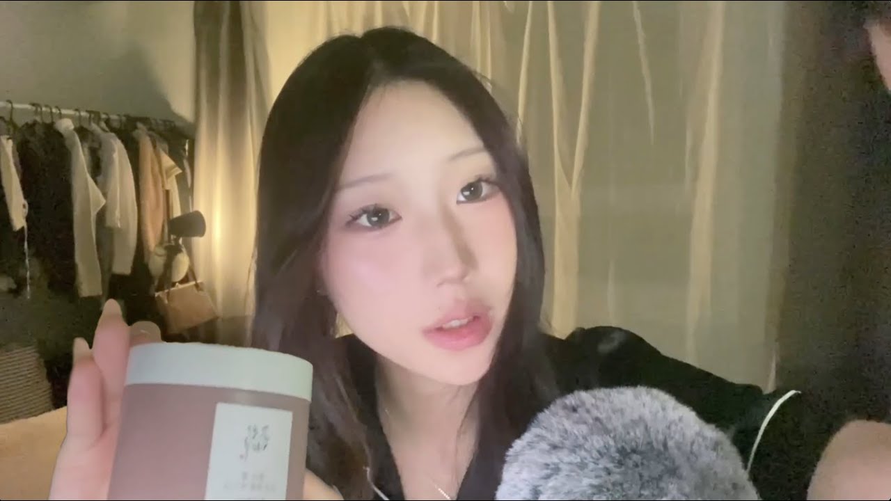 asmr | your new roommate does your skincare (flirting or friendly???)