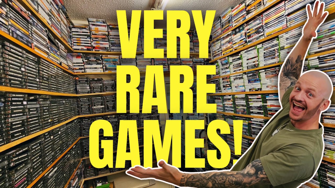 RARE Retro Hunted & Never Seen Before Games Room Tour!