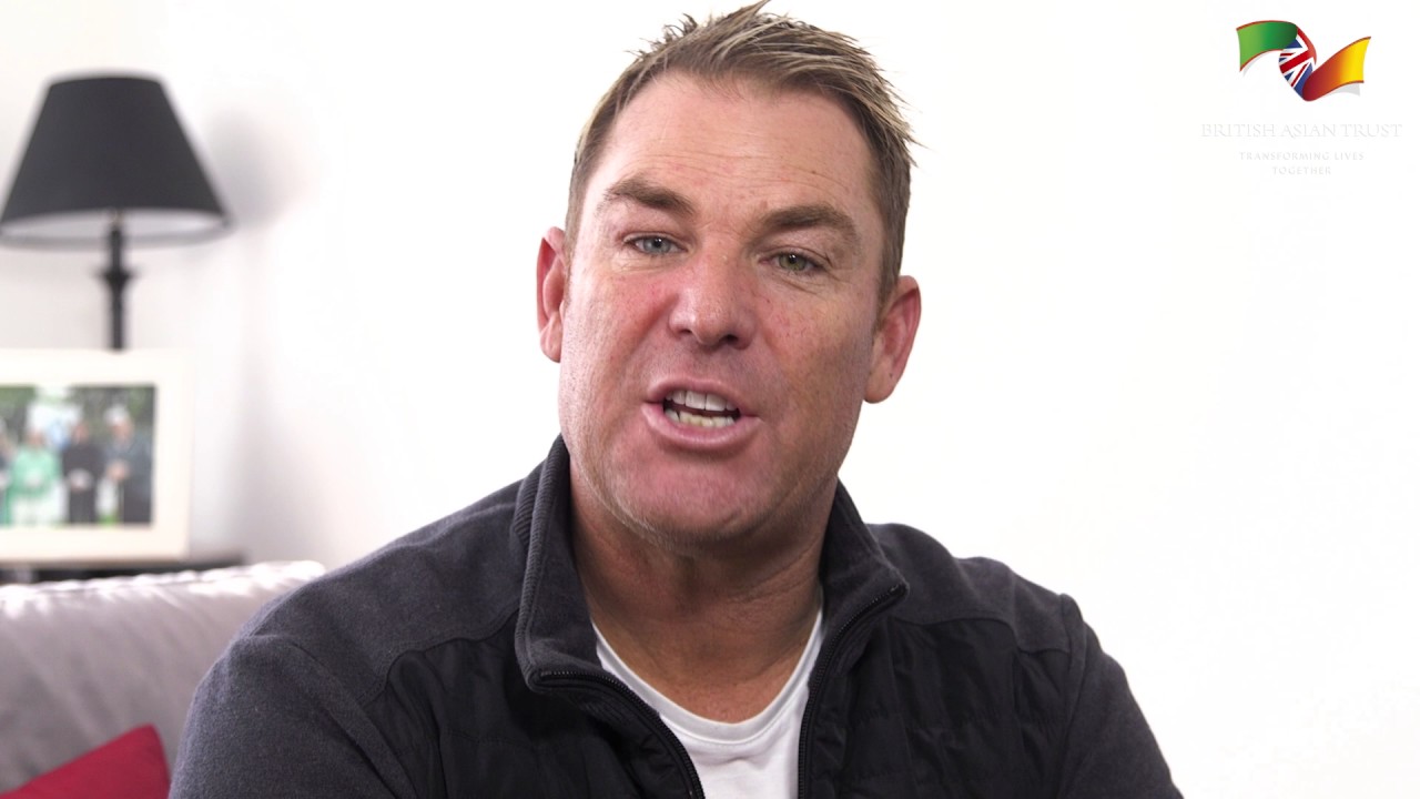 Shane Warne supports the British Asian Trust #giveagirlafuture