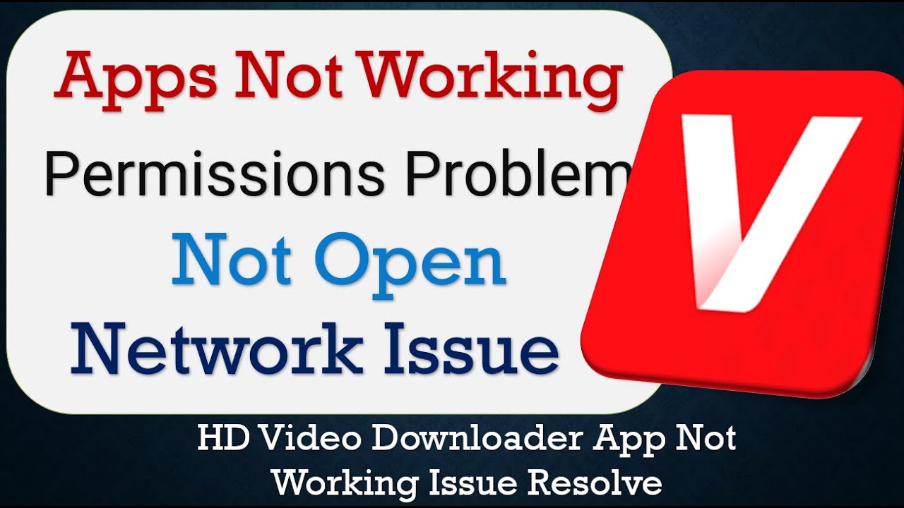 How To Fix HD Video Downloader App not working | Not Open