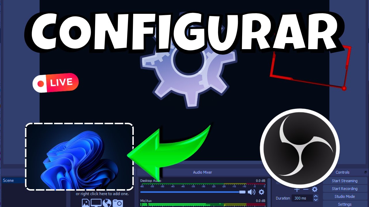 COMO CONFIGURAR WINDOWS 11 e OBS STUDIO para LIVE ou STREAMER (PC e NOTEBOOK) 🔥✅