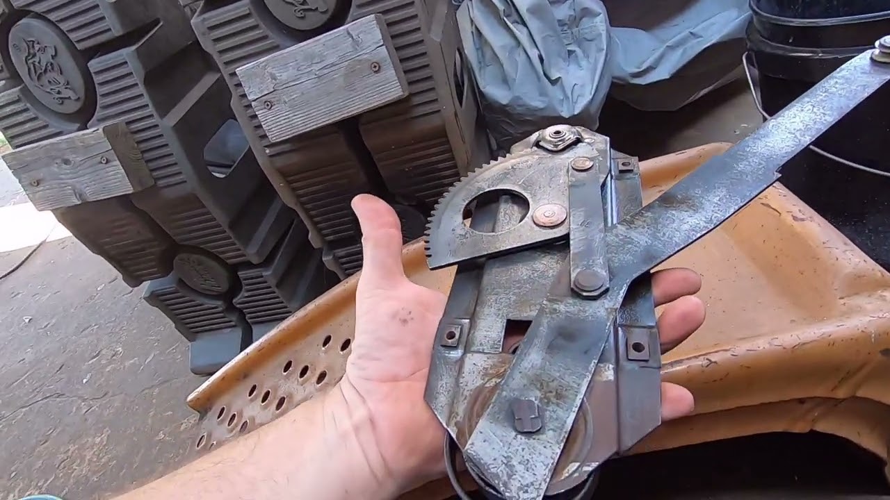 1955 Chevy Belair project. Door window mess
