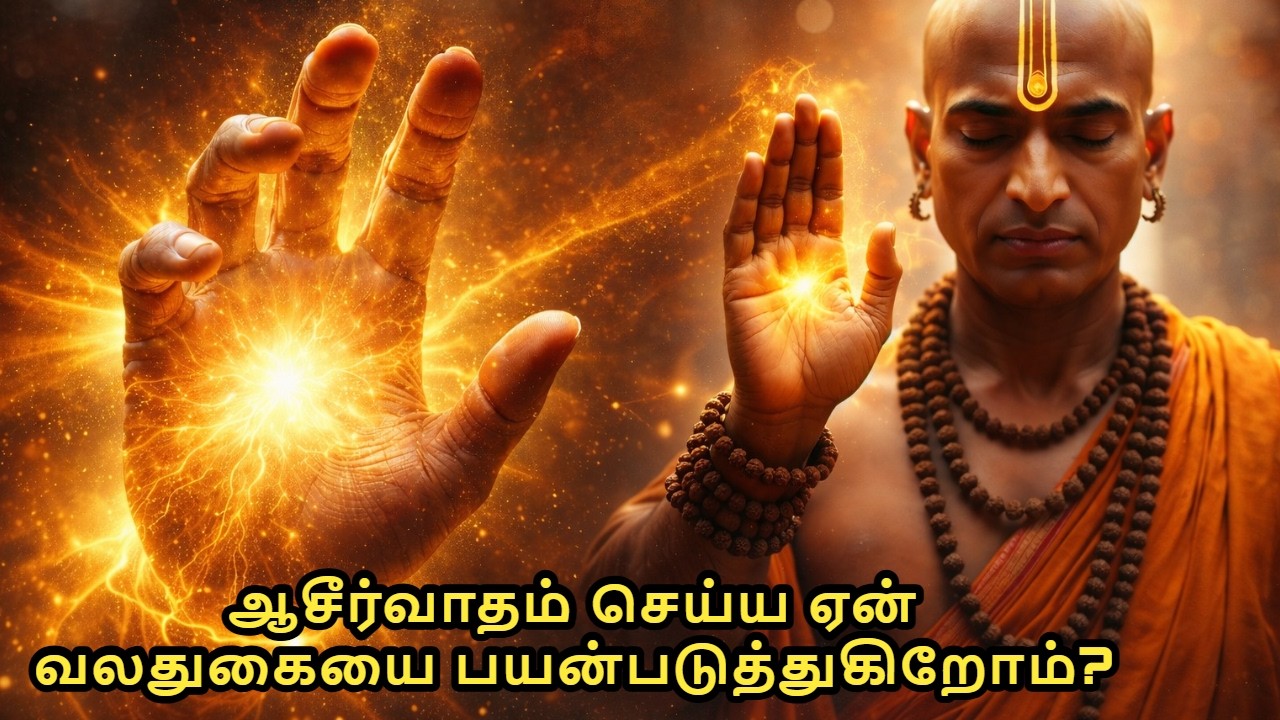 ஏன் ஆசீர்வாதம் வலது கையால் மட்டும்? அதற்குப் பின்னால் இருக்கும் ரகசியம்!