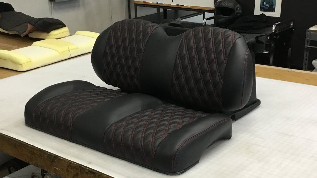 How to reupholster a golf cart seat