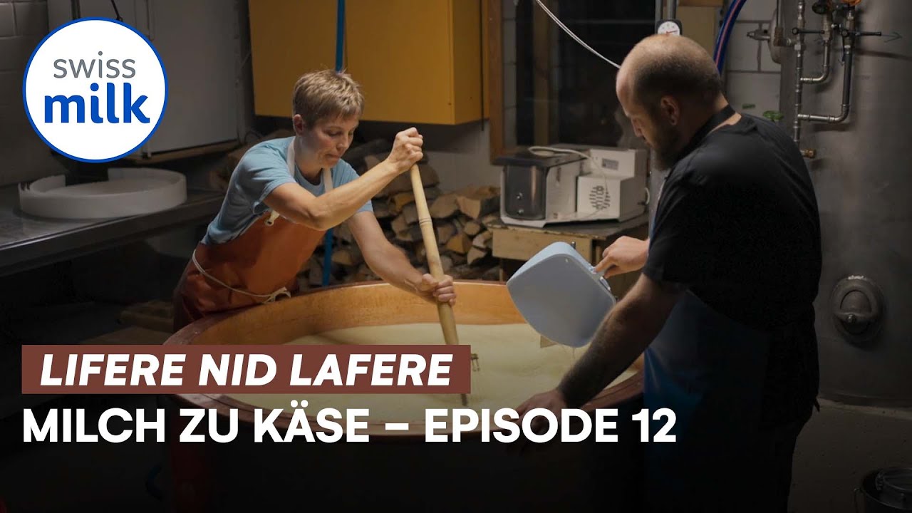 Milch zu Käse | Lifere, nid lafere 1 | E12 | Sandro beim Käsen | Swissmilk (2021)