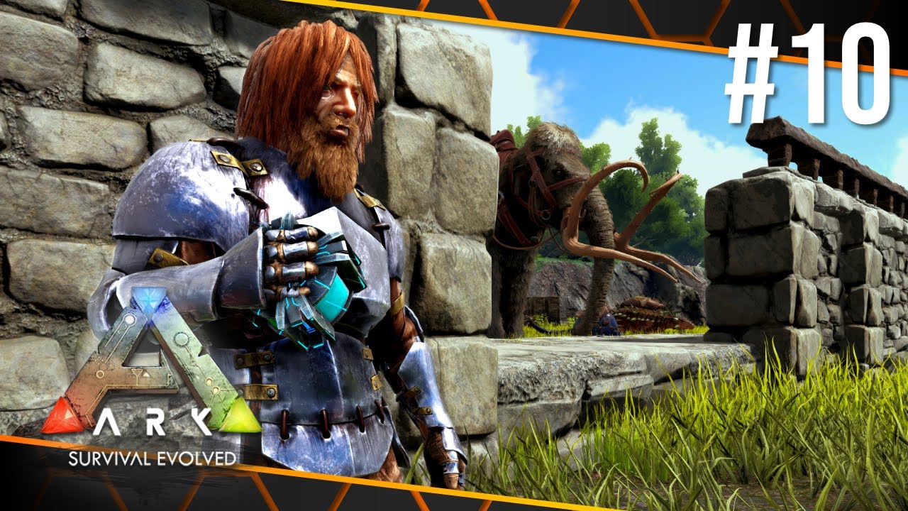 Building a Wall to Protect my Tames! | ARK: Survival Evolved - The Island #10