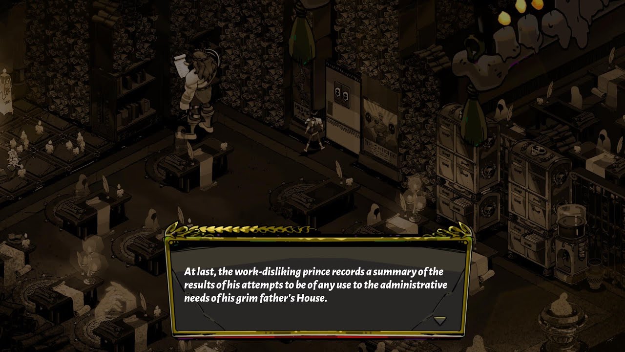 HADES - Zagreus's Dream in His Father's Administrative Chambers - Hades Rest Scene