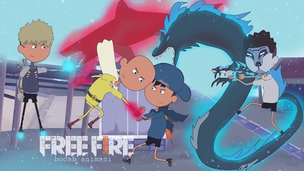animation free fire - ketemu saitama satu kali pukul auto balik lobi - animasi ff terbaru