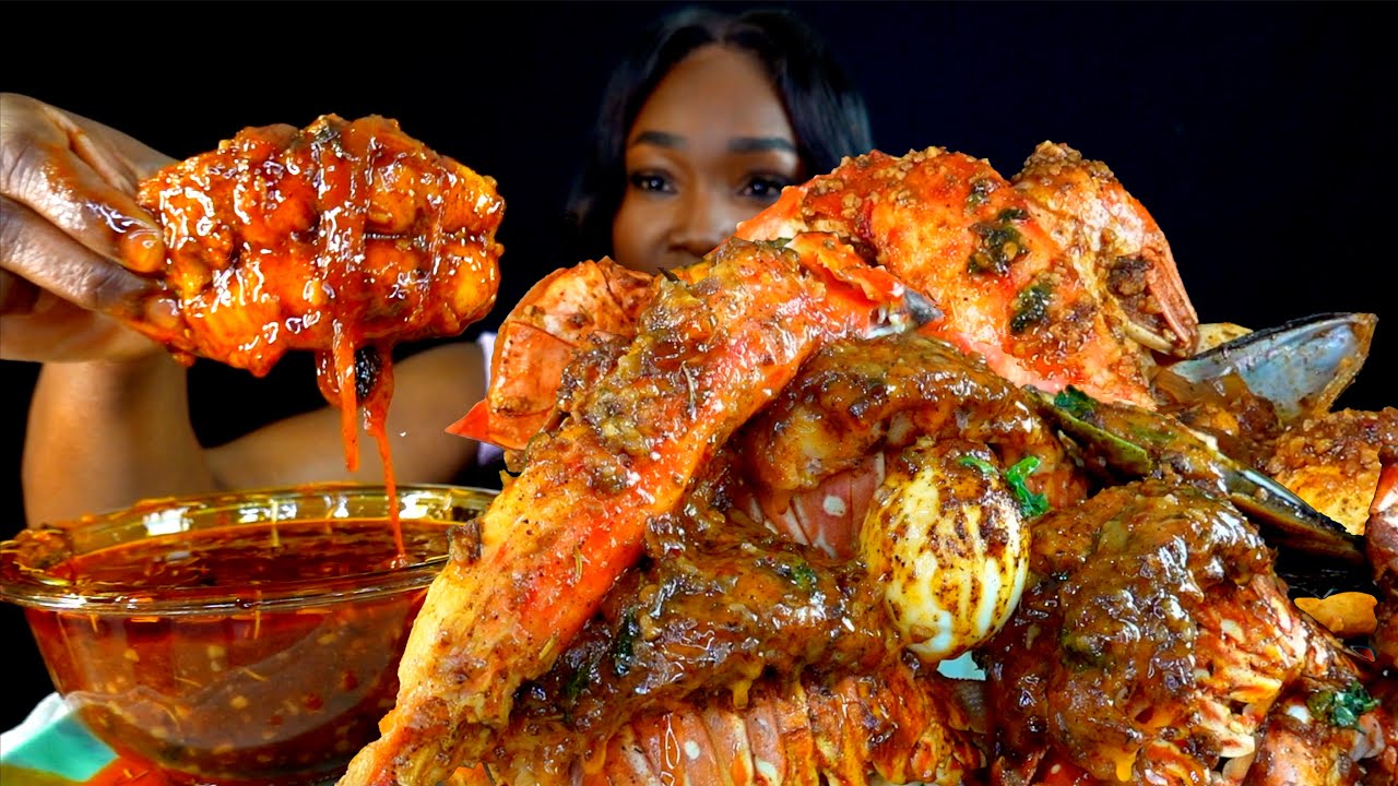 KING CRAB SEAFOOD BOIL MUKBANG | DESHELLED | SEAFOOD BOIL MUKBANG |Seafood | Mukbang