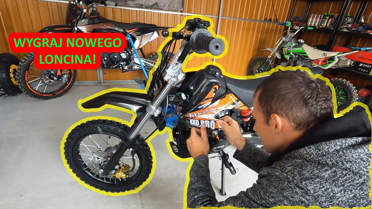 Nowy CROSS 125 dla widza?! Składamy Loncina KXD 607, wygraj taki motor, MaXu, NOWY PIT BIKE